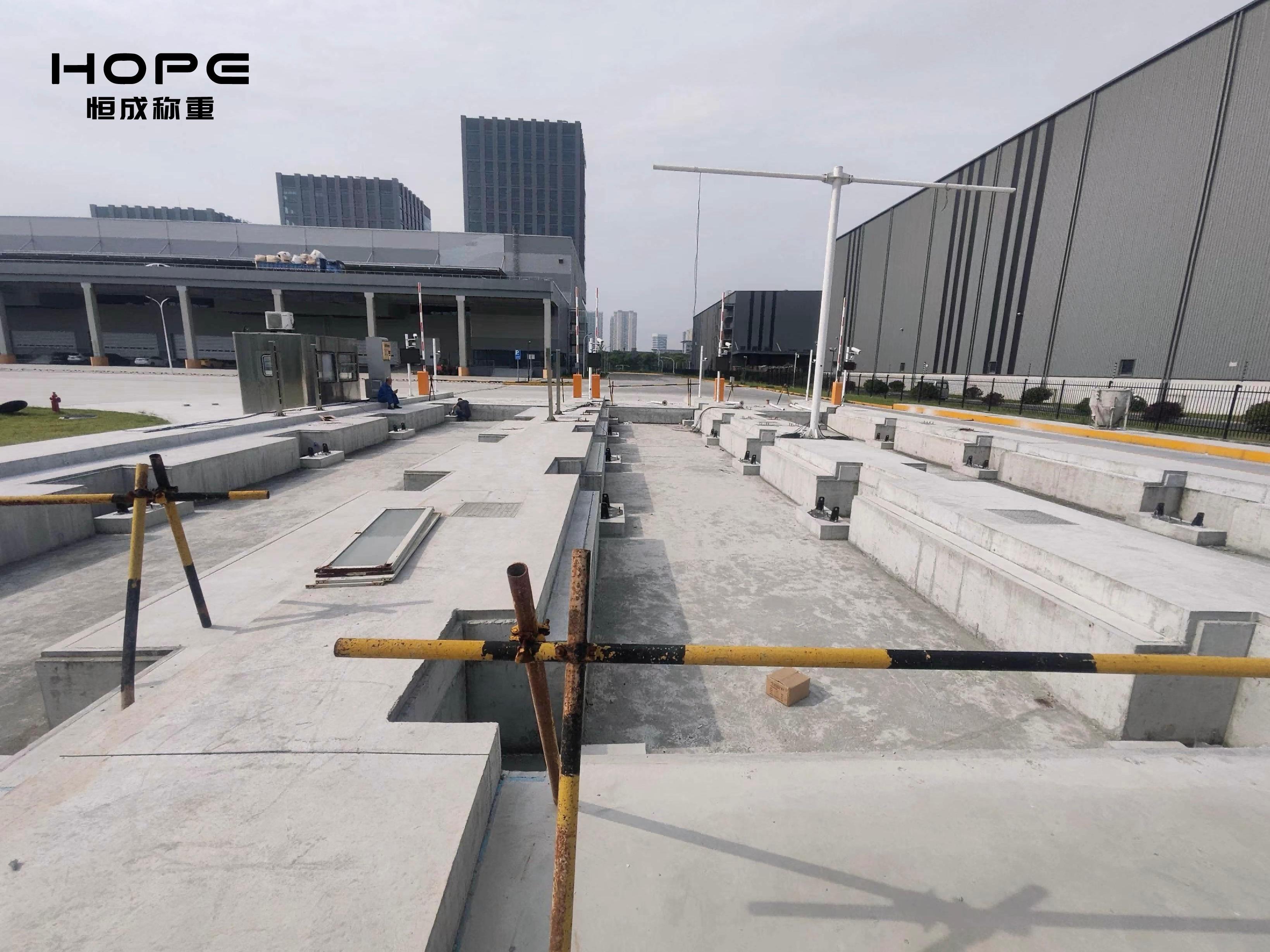 Hangzhou Customs 100T truck scale project installation