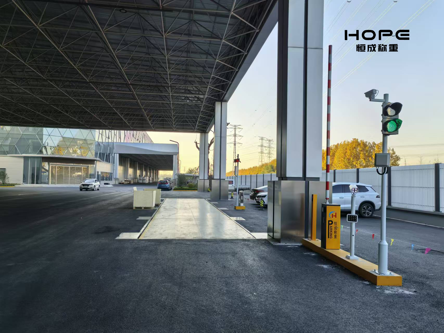 Zhejiang Jiaxing 100T truck scale including unattended installation and debugging